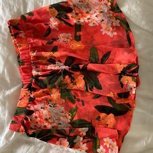 Show Me Your Mumu flowy tropical shorts